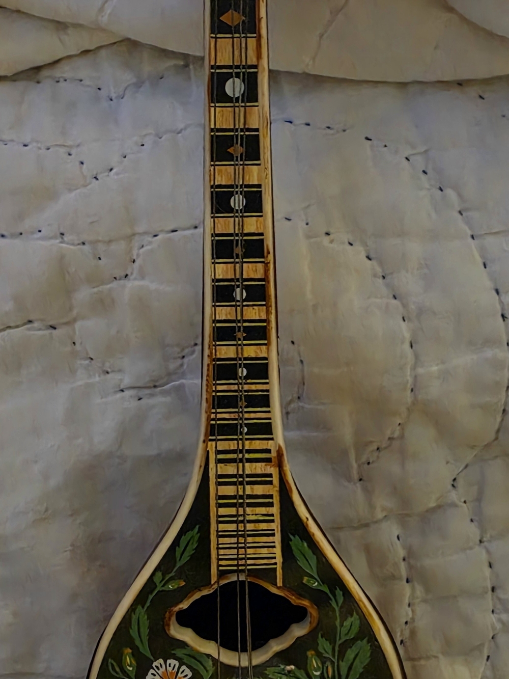 Hand-Painted Greek bouzouki or Mandolie Misic Box